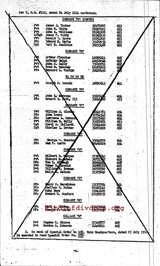 Morning report B Co, 1944-07-24, page 4 Morning report