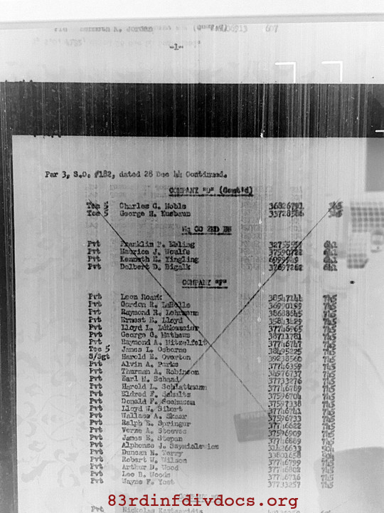 Morning report F Co, 1944-12-31, page 4 Morning report