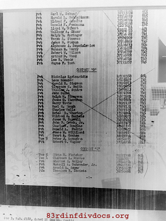 Morning report F Co, 1944-12-31, page 5 Morning report