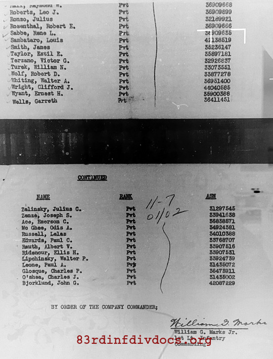 Morning report I Co, 1945-02-04, page 3 Morning report