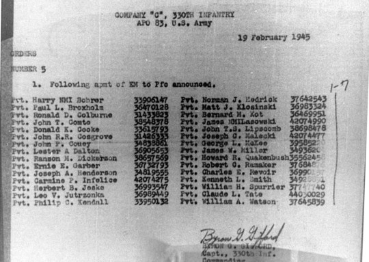 Morning report C Co, 1945-02-23, page 3 Morning report