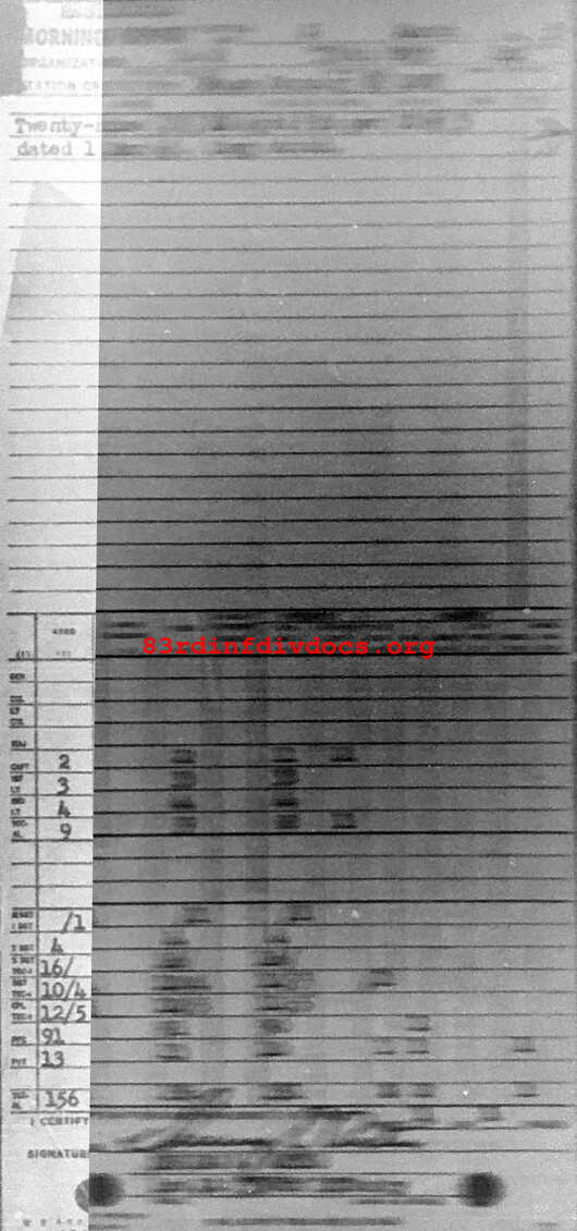 Morning report M Co, 1945-03-02, page 1 Morning report